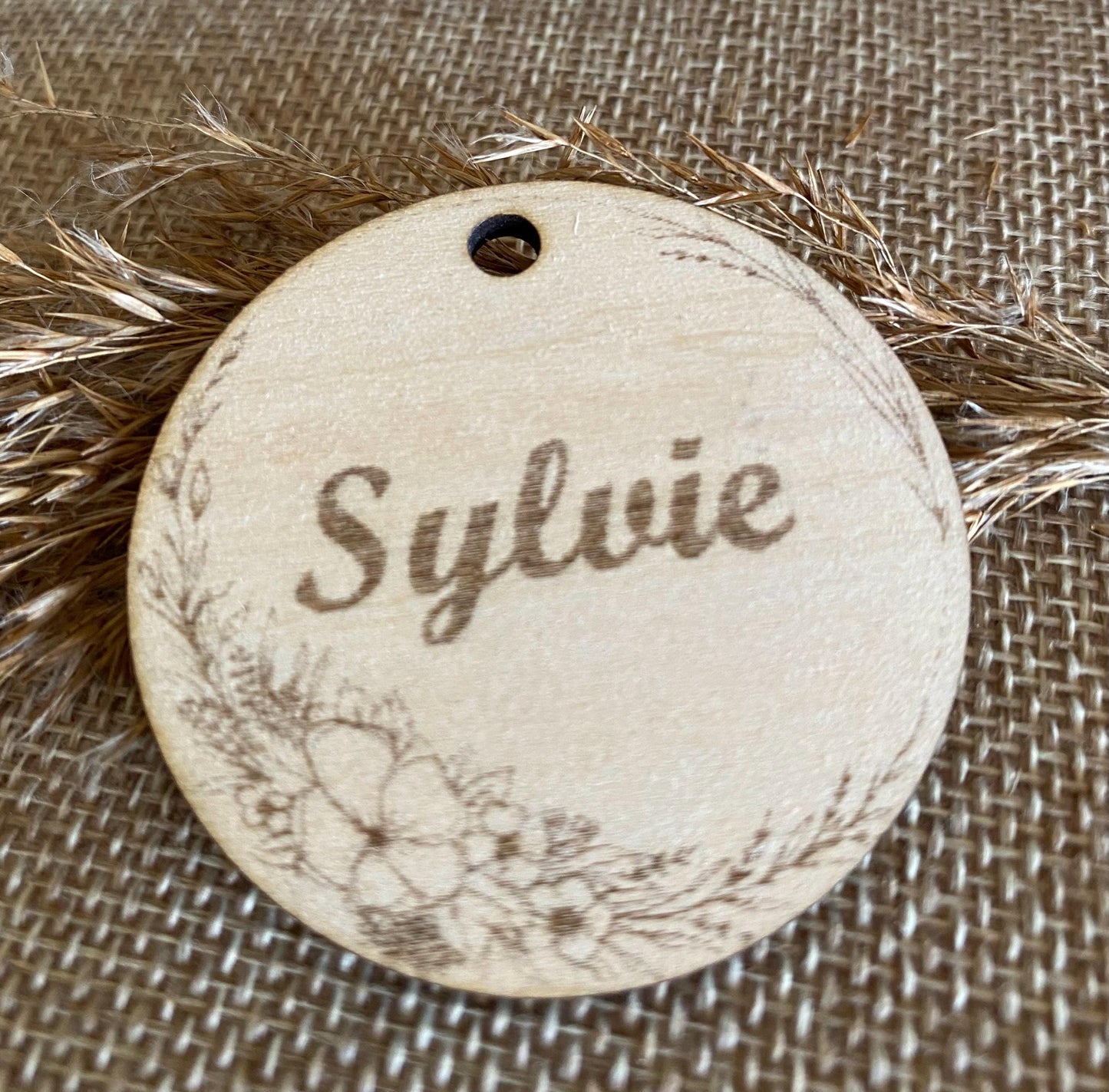 marque place fleur de coton pour mariage