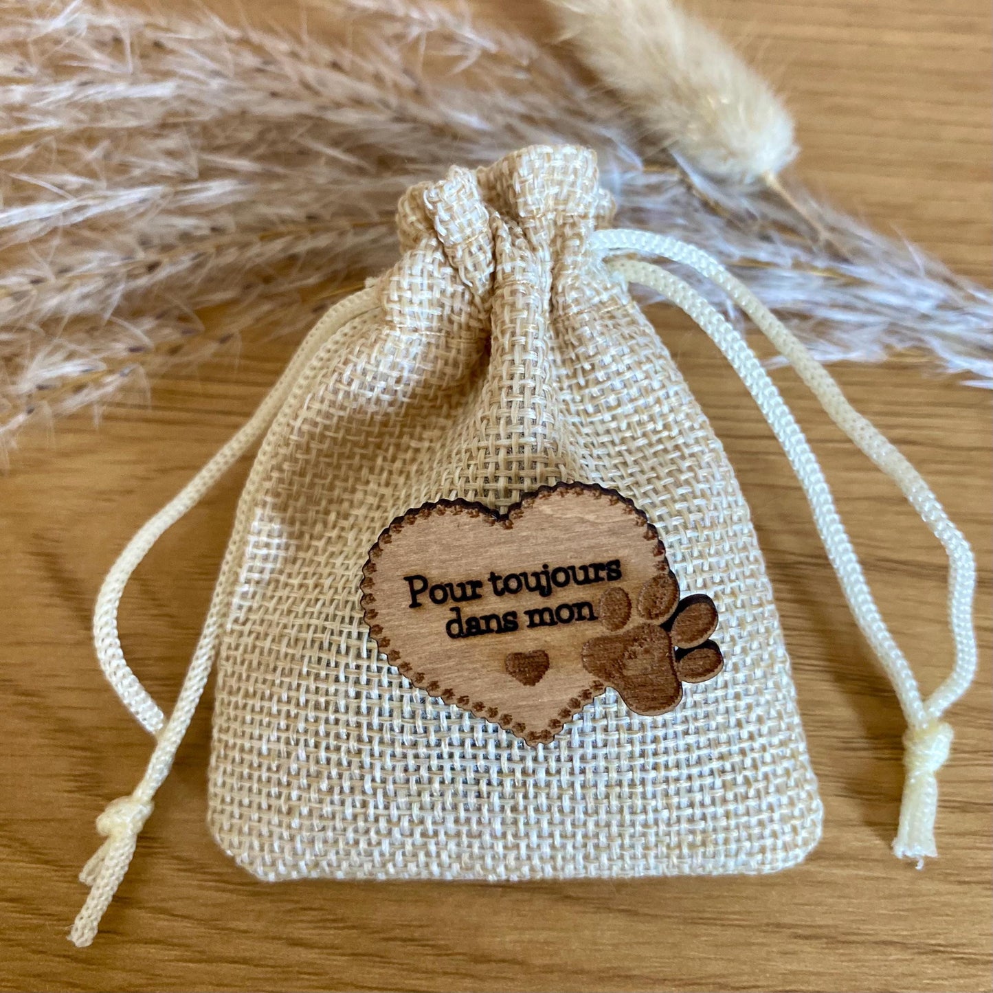 Cadeau commémoratif chien chat – « Pour toujours dans mon cœur »
