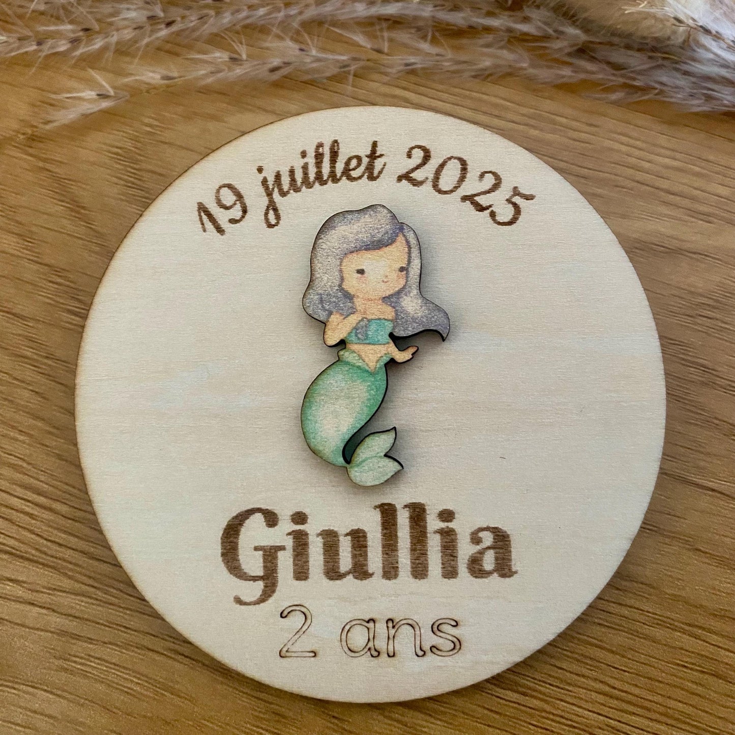 Magnet en Bois Contes & Princesses – Cadeau Invités Fête Enfant