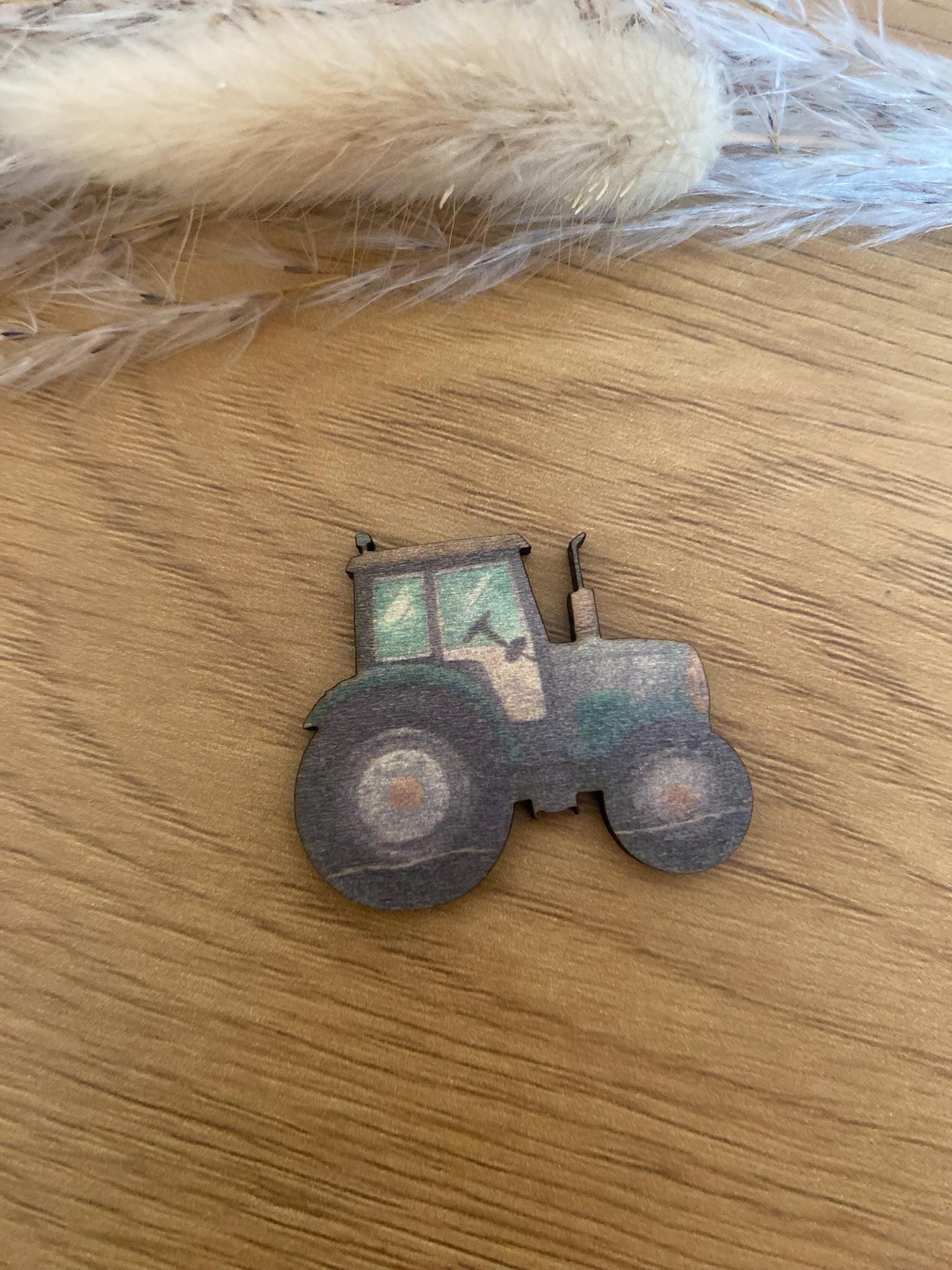 Marque-places & Magnets en Bois – Collection "Petite Ferme"