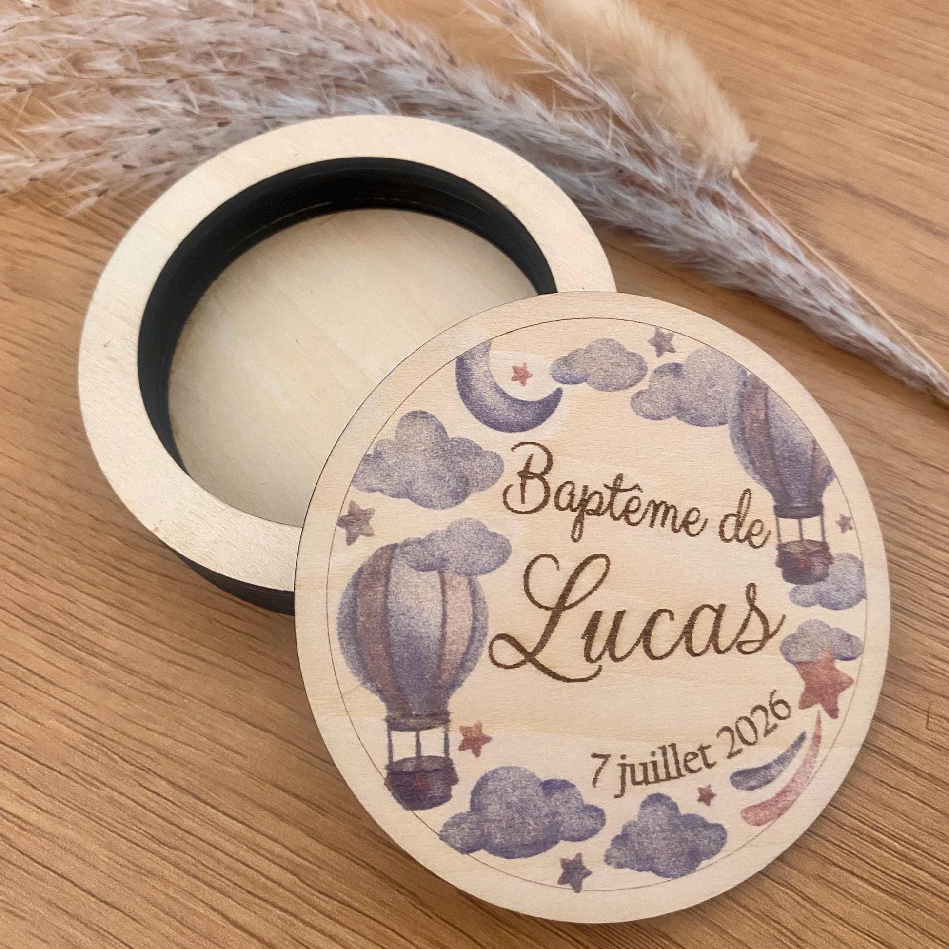 boîte à bijoux pour cadeau baptême