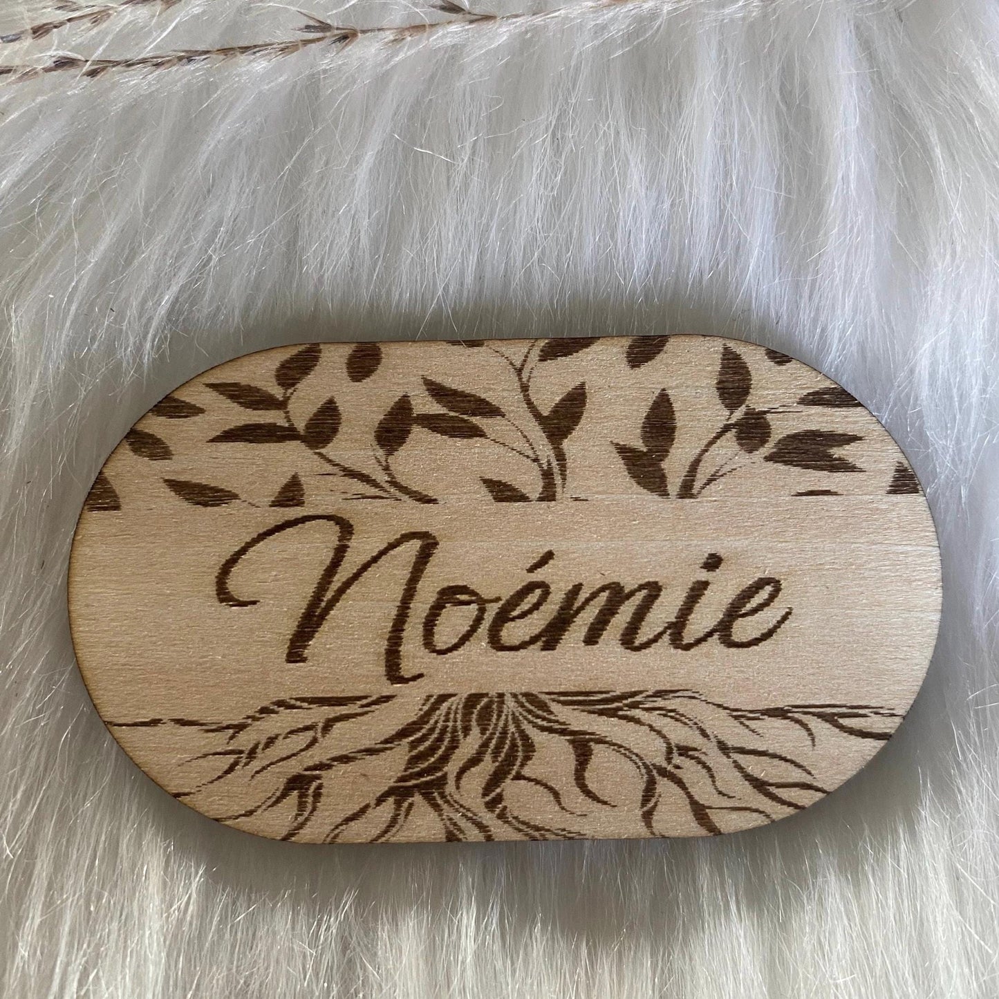 Marque-place en Bois « Arbre de Vie » – Personnalisé