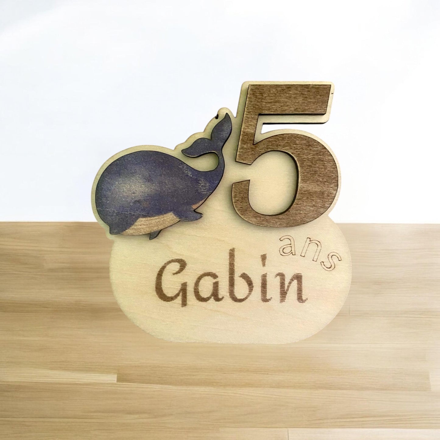 Magnet Anniversaire enfant en Bois Personnalisé – Modèle au Choix