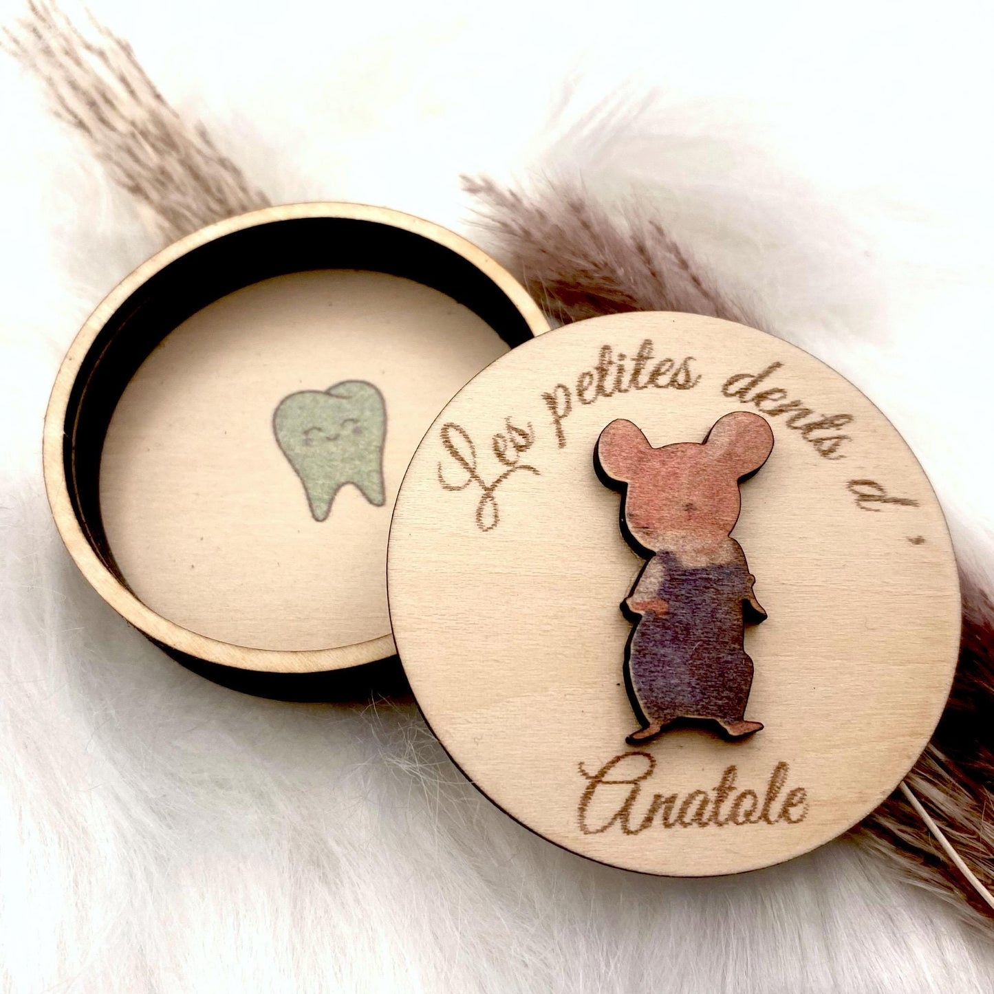 Boîte à Dents de Lait Personnalisée – Le Coffret Magique de la Petite Souris