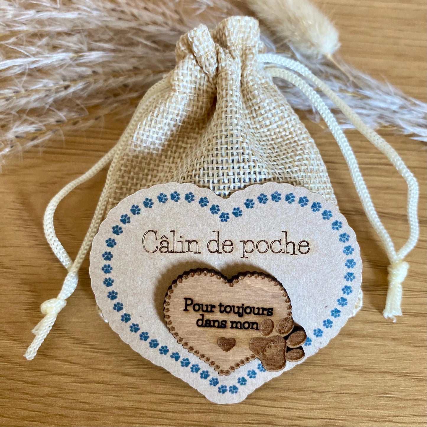 Cadeau commémoratif chien chat – « Pour toujours dans mon cœur »