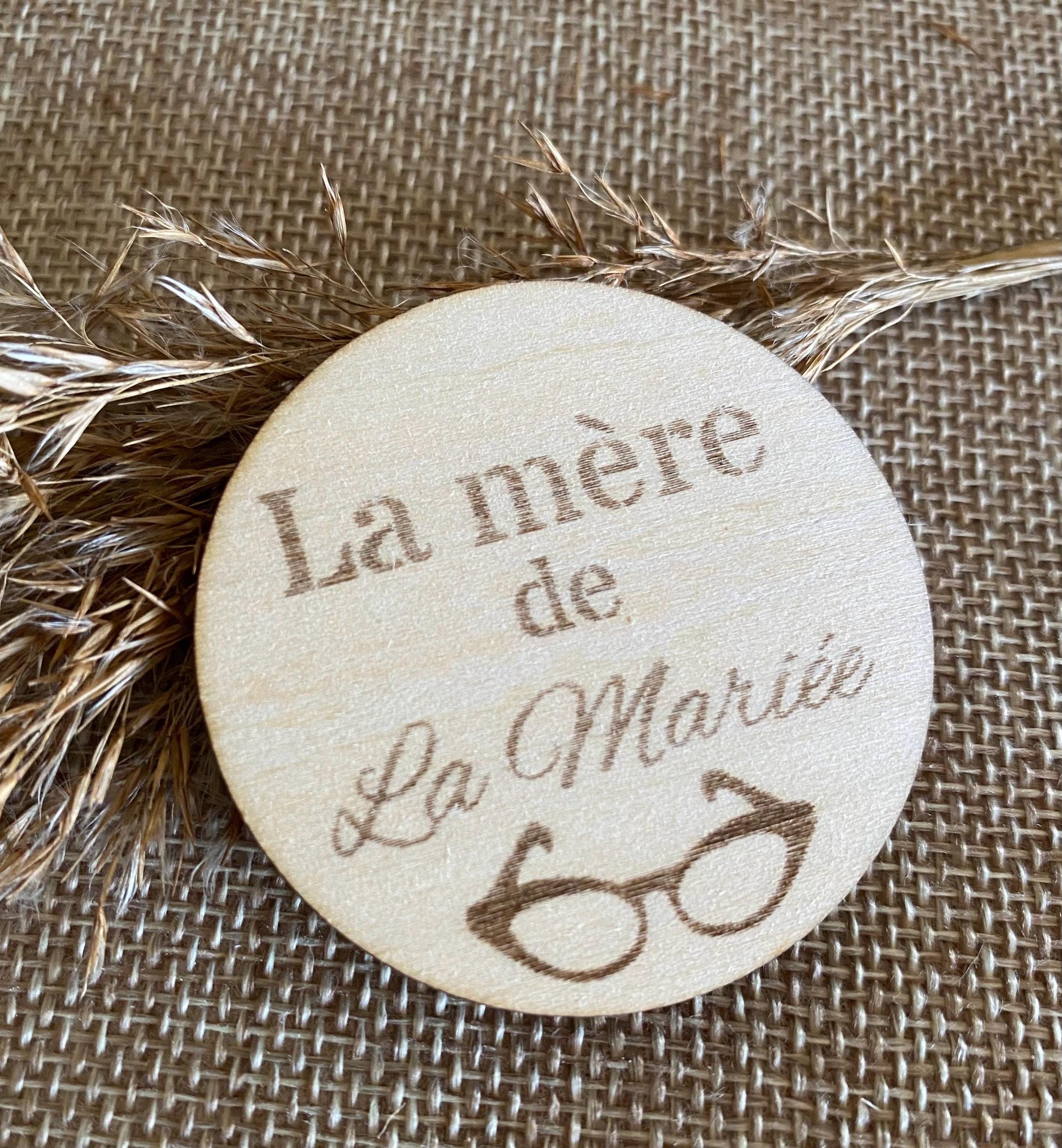 Le badge la mere de la mariée