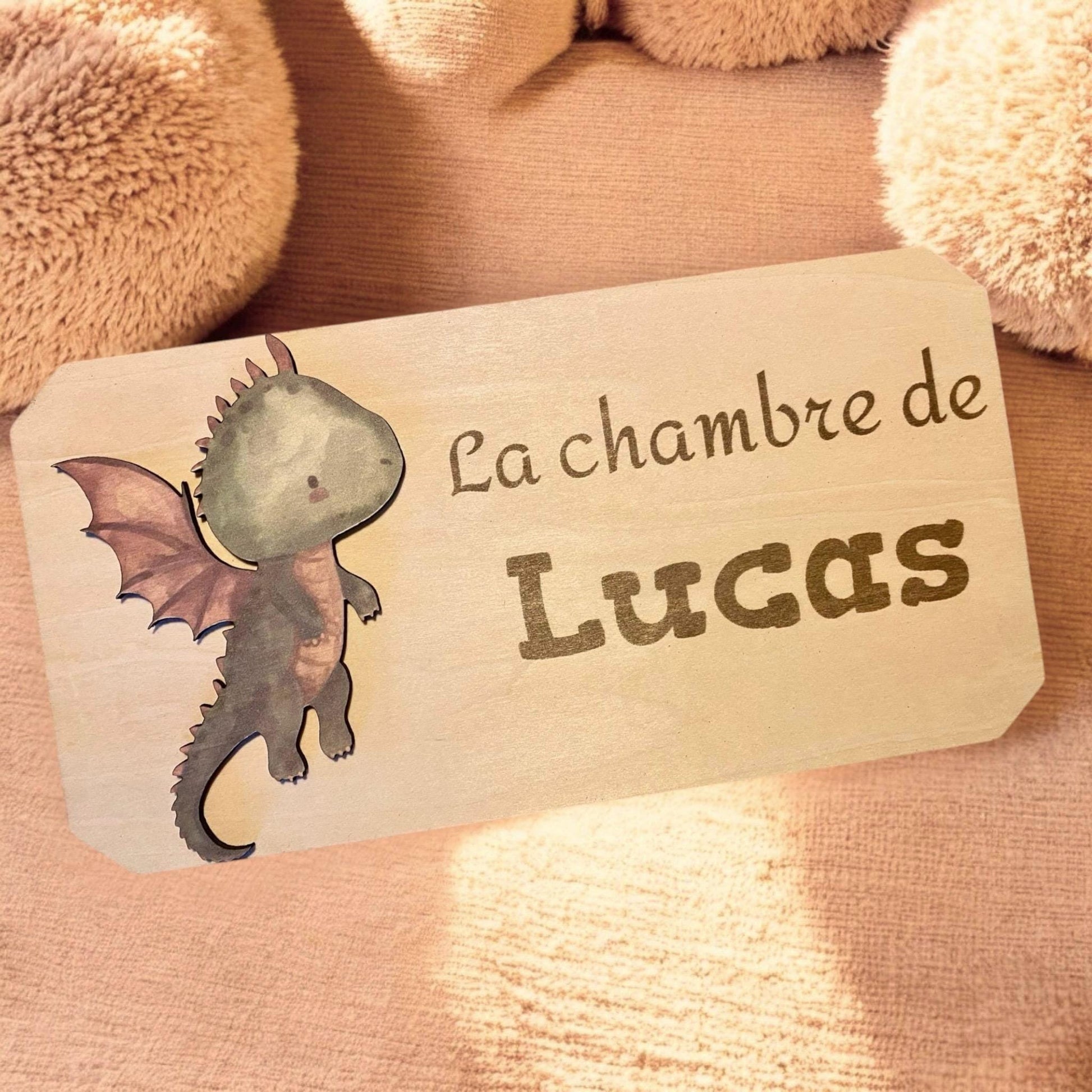 Cadeau de naissance décoration murale en bois