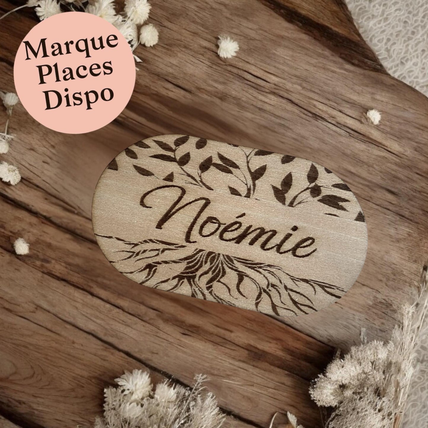 Porte-clés personnalisés en Bois – Mariage, Baptême & Événements