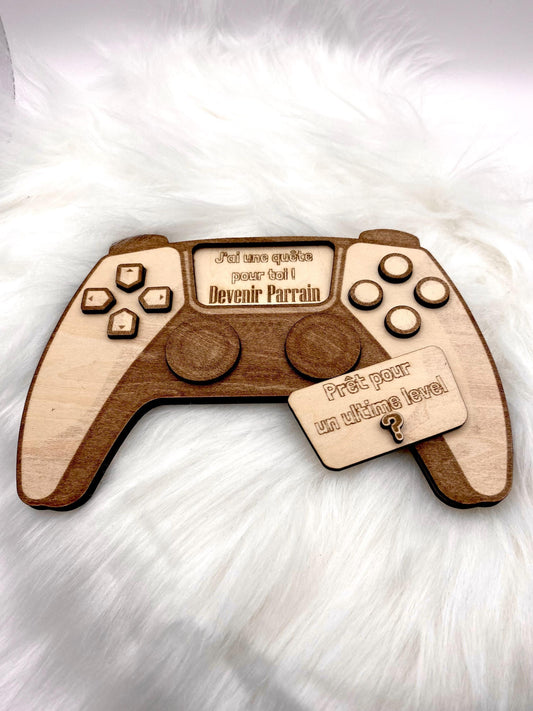 manette en bois annonce grossesse